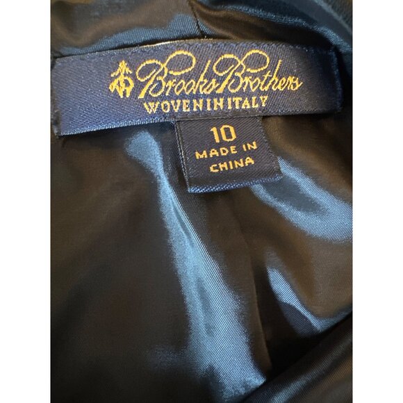 Brooks Brothers Womens Short Sleeve Sheath Dress Professional Work Funeral - Picture 3 of 5